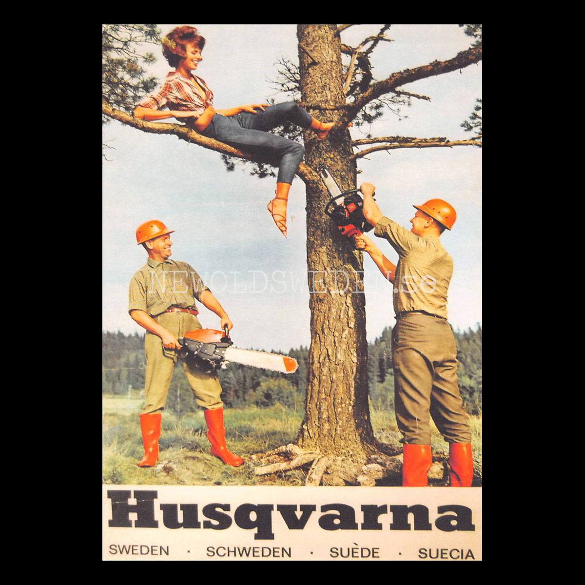 HUSQVARNA Motorsågar - Vykort A5