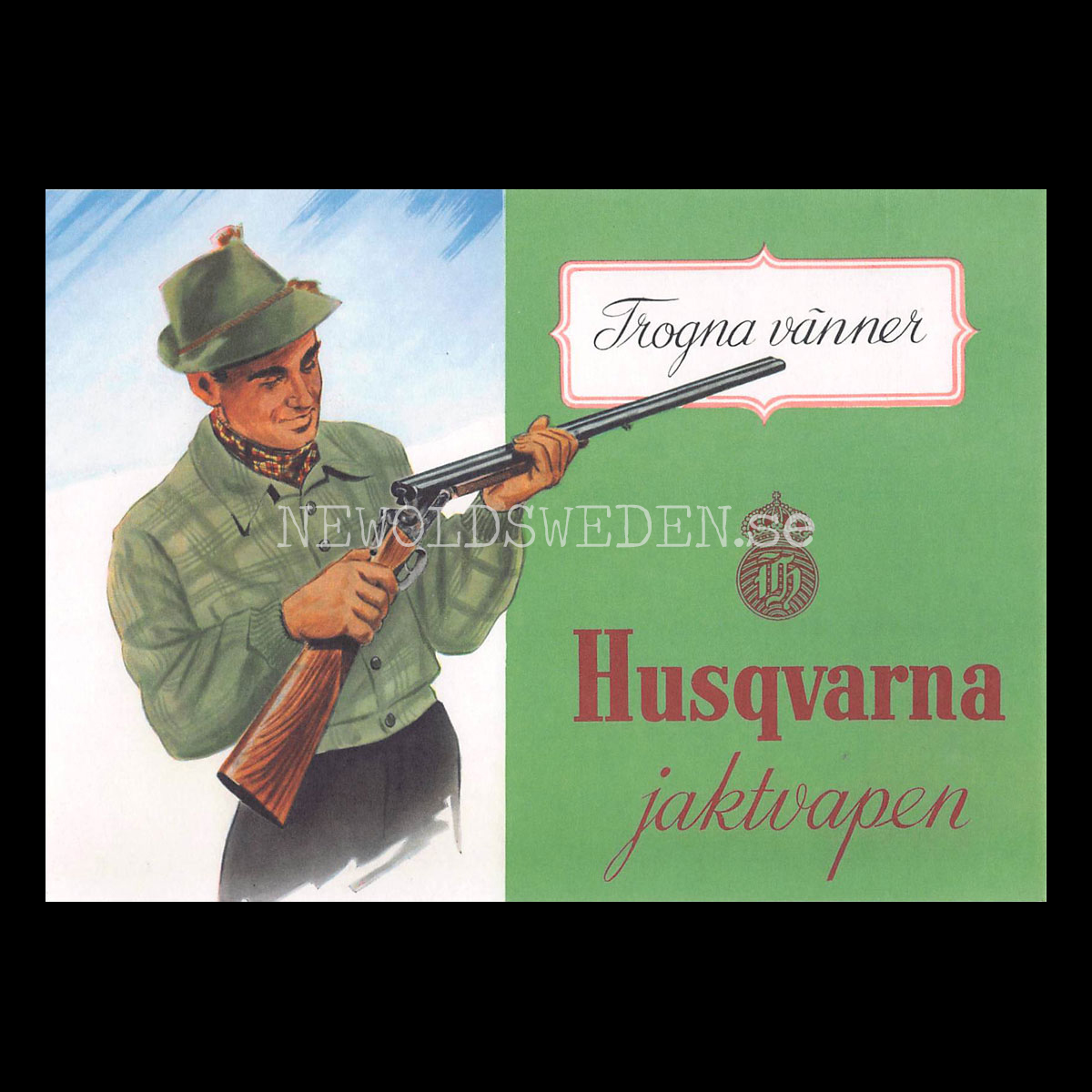 HUSQVARNA Jaktvapen - Vykort A5