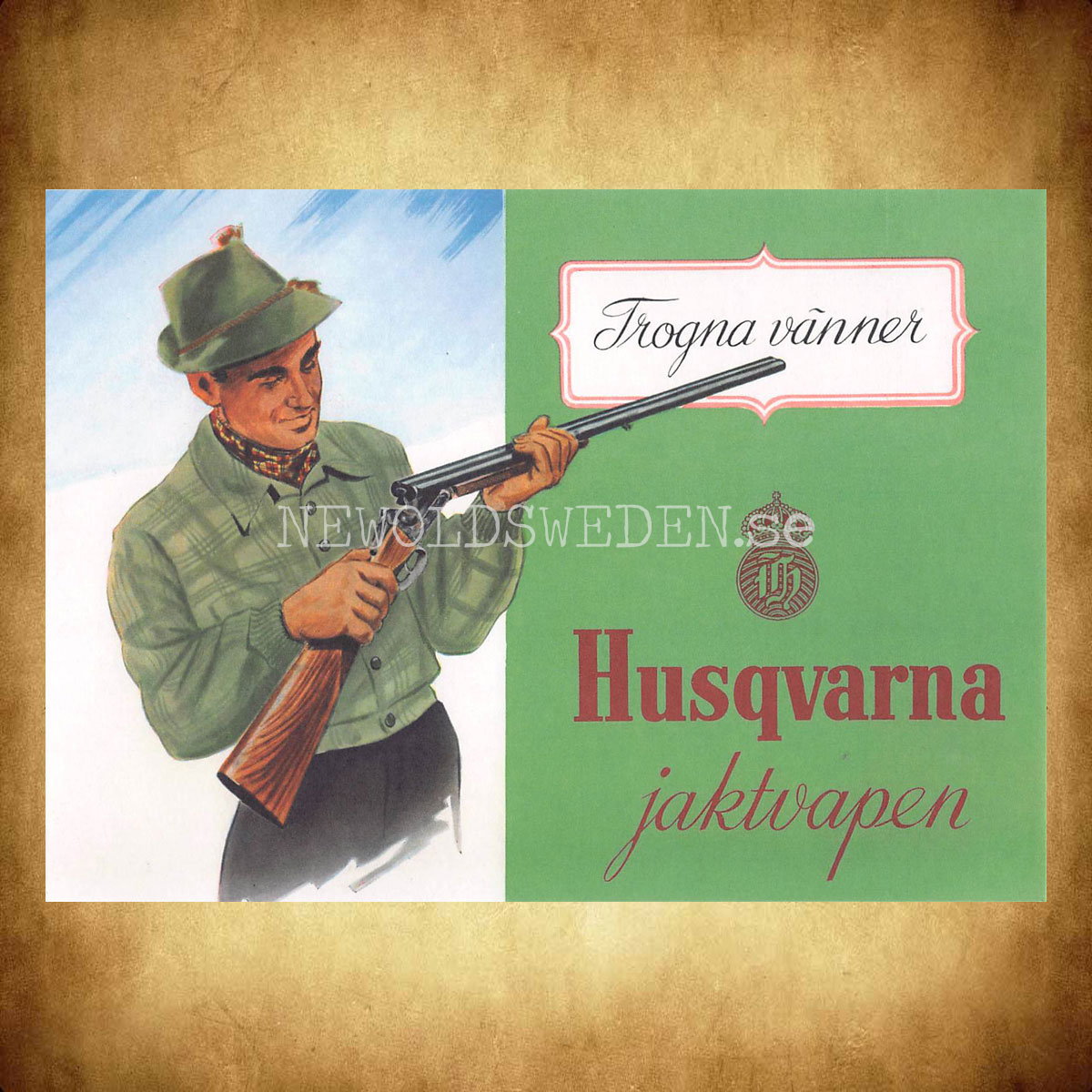 HUSQVARNA Jaktvapen - Vykort A5 - 2