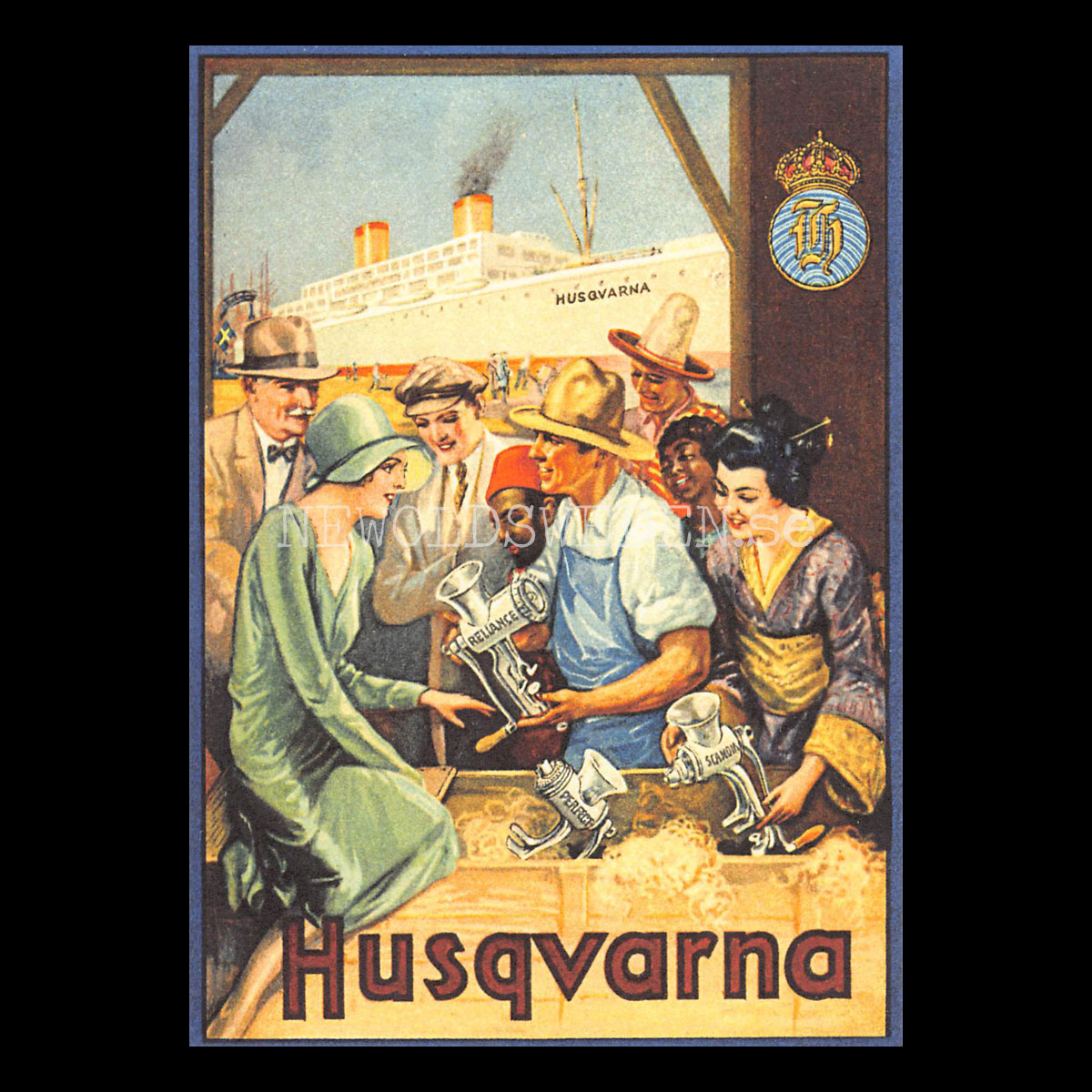 HUSQVARNA Köttkvarn - Vykort A5