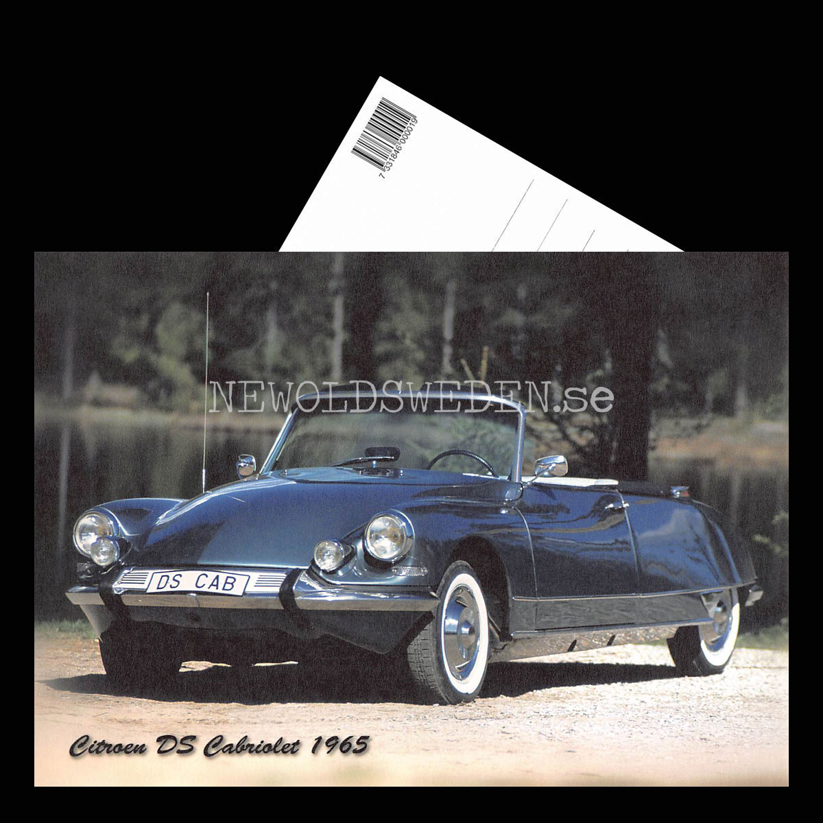 CITROËN DS Cabriolet 1965 - Vykort A5 - 3