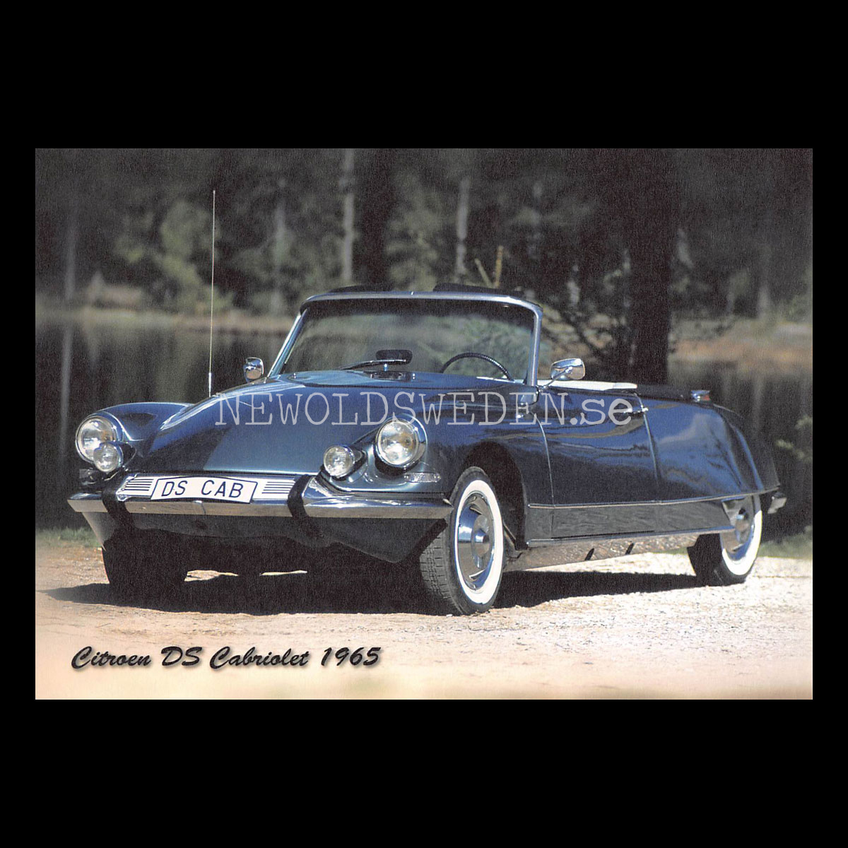 CITROËN DS Cabriolet 1965 - Vykort A5