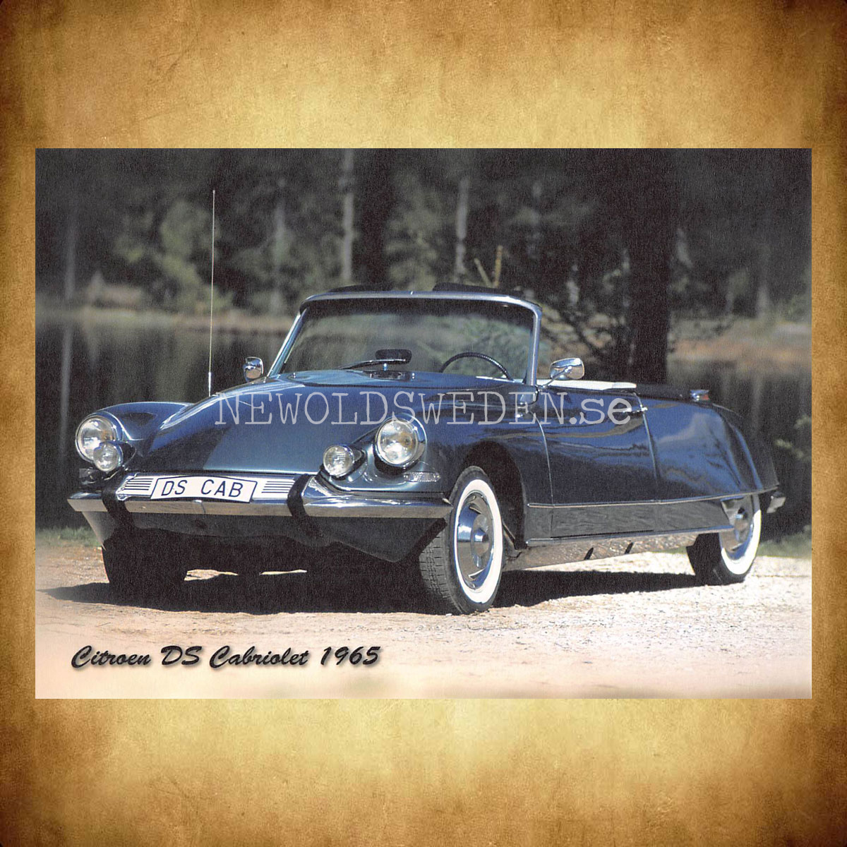 CITROËN DS Cabriolet 1965 - Vykort A5 - 2