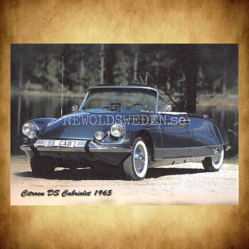 CITROËN DS Cabriolet 1965 - Vykort A5