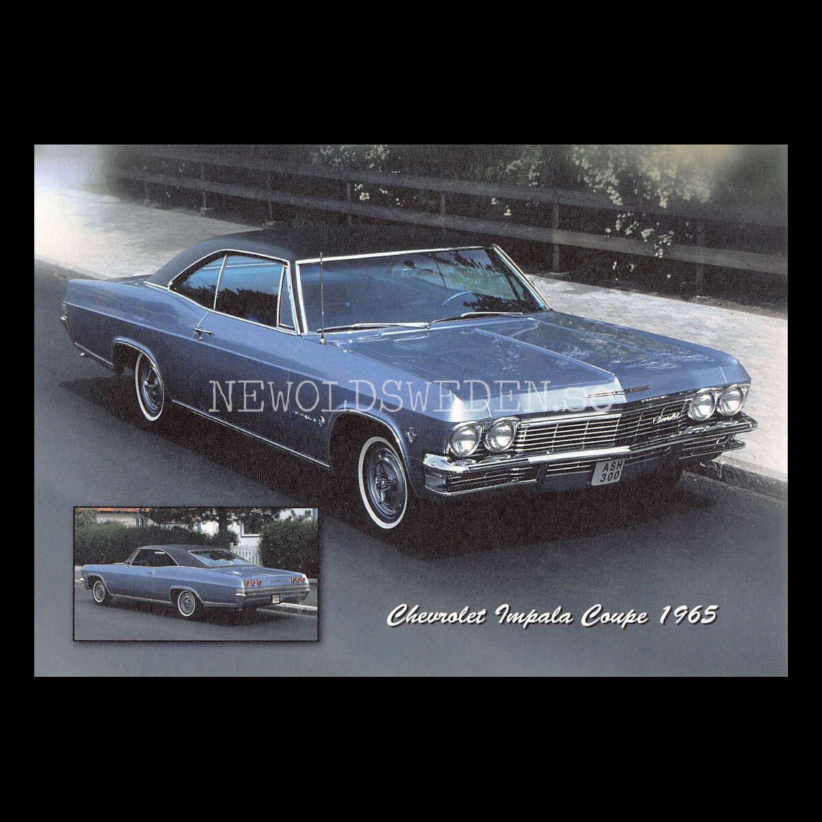 Chevrolet Impala Coupe 1965 - Vykort A5
