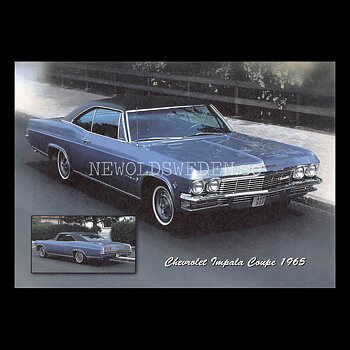 Chevrolet Impala Coupe 1965 - Vykort A5