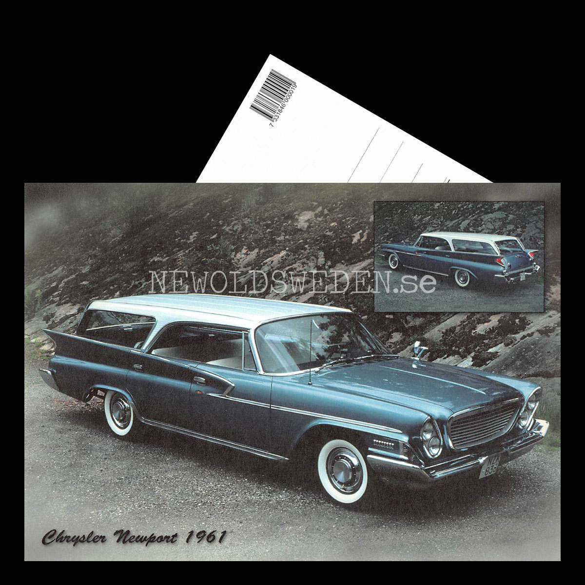 Chrysler Newport 1961 - Vykort A5 - 3