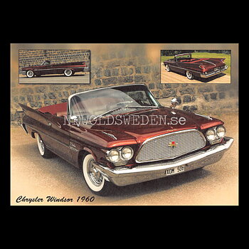 Chrysler Windsor 1960 - Vykort A5