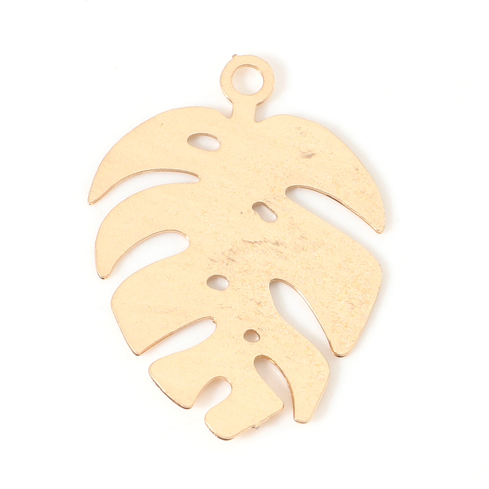 Berlock - Monstera blad,   Guld