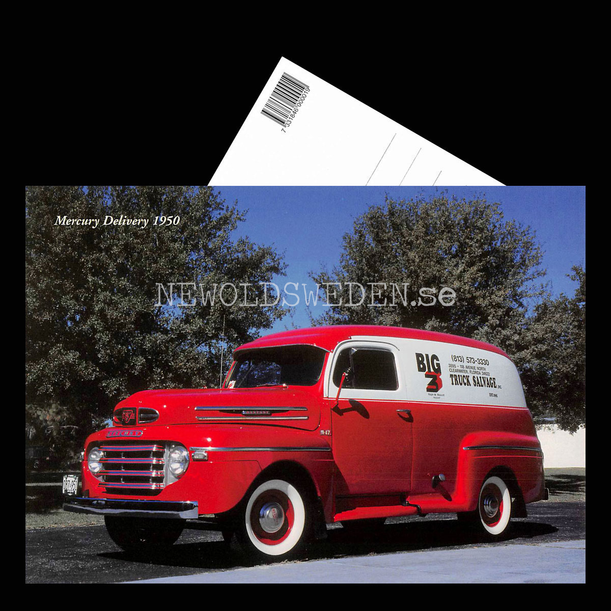 Mercury Delivery 1950 - Vykort A5 - 3