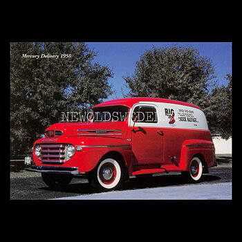 Mercury Delivery 1950 - Vykort A5