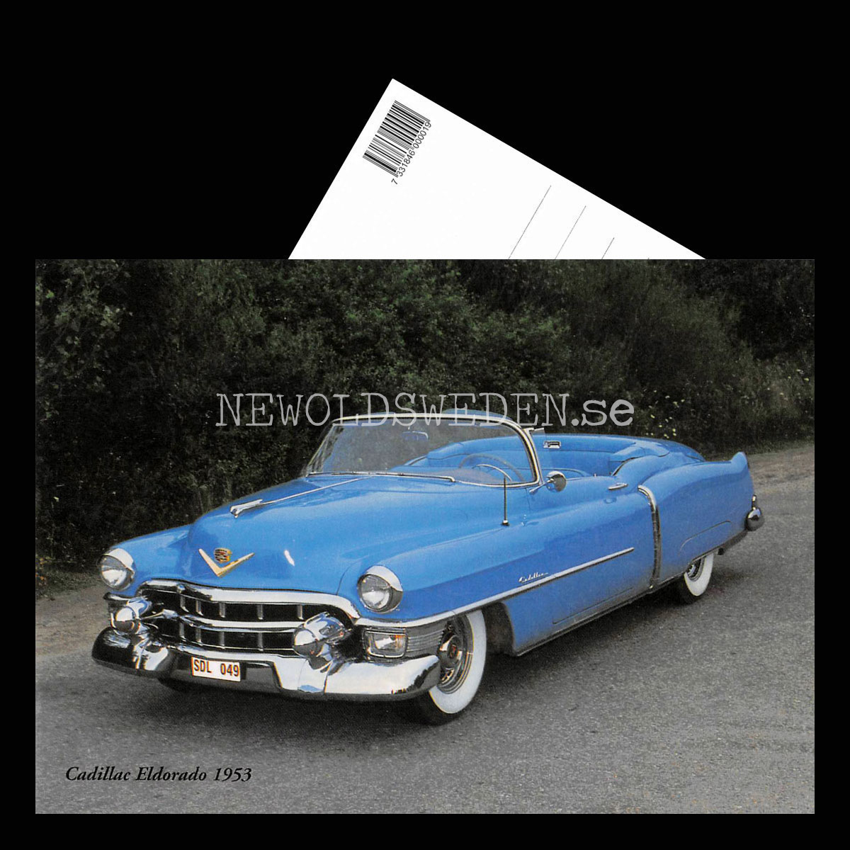 Cadillac Eldorado 1953 - Vykort A5 - 3
