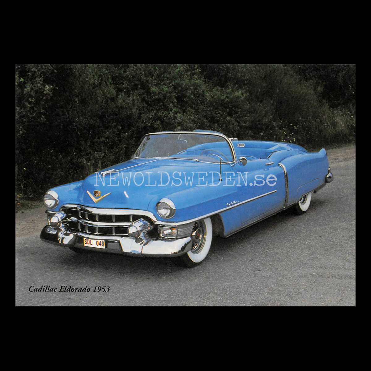 Cadillac Eldorado 1953 - Vykort A5