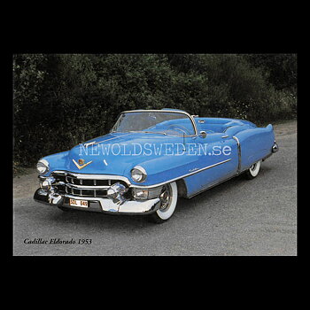 Cadillac Eldorado 1953 - Vykort A5