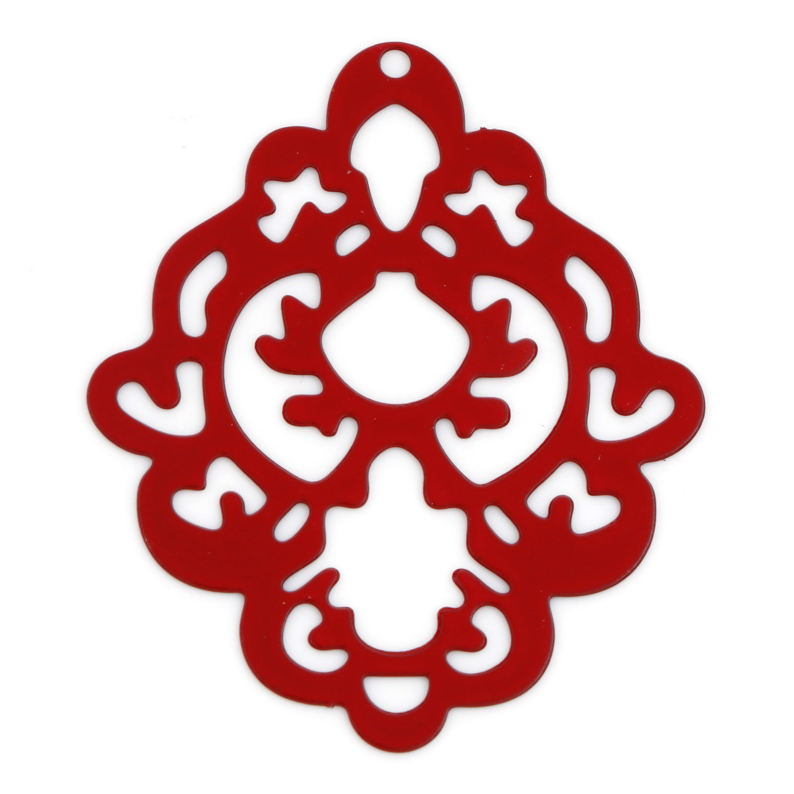 Charm Flower folklore, Filigree , Red
