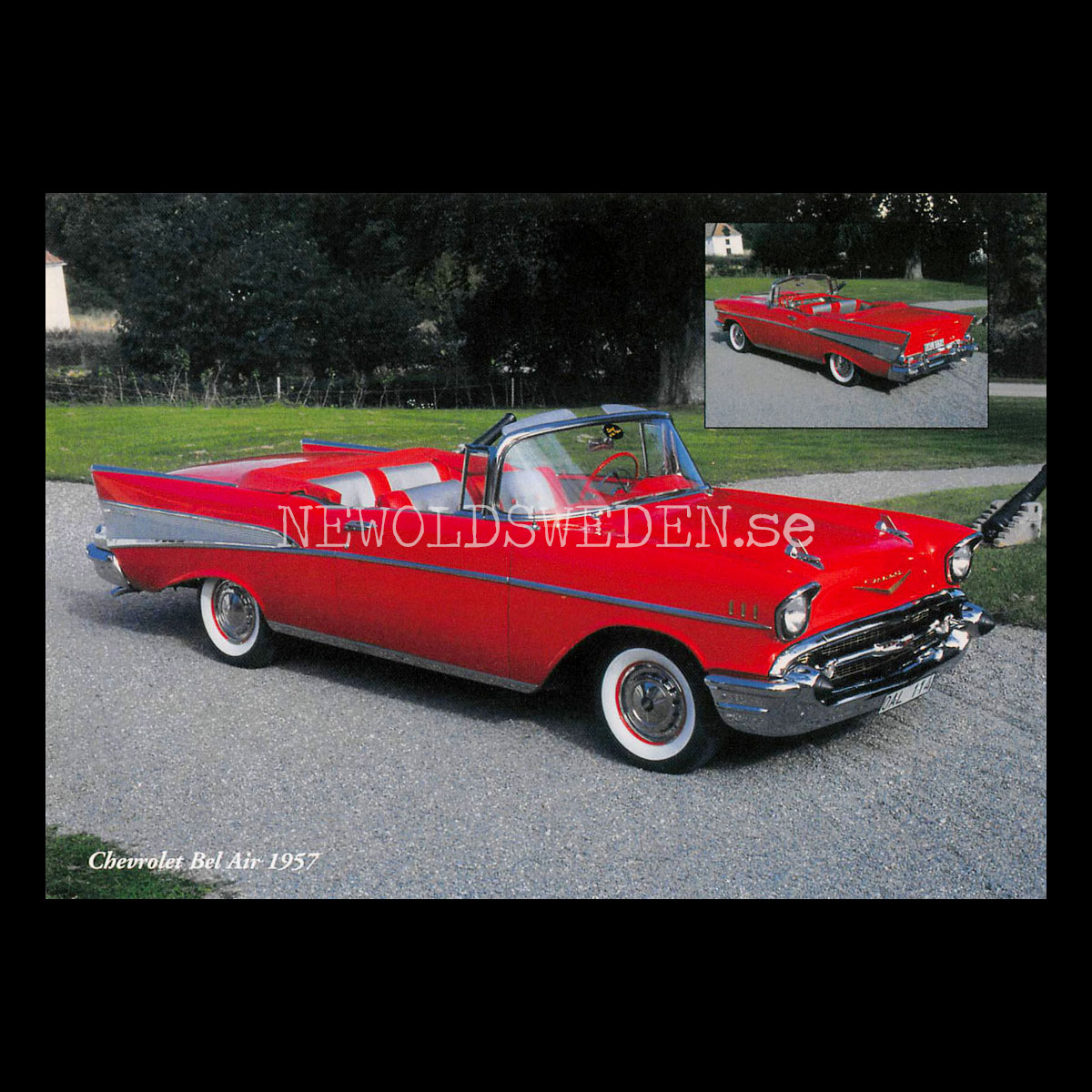 Chevrolet Bel Air 1957 - Vykort A5