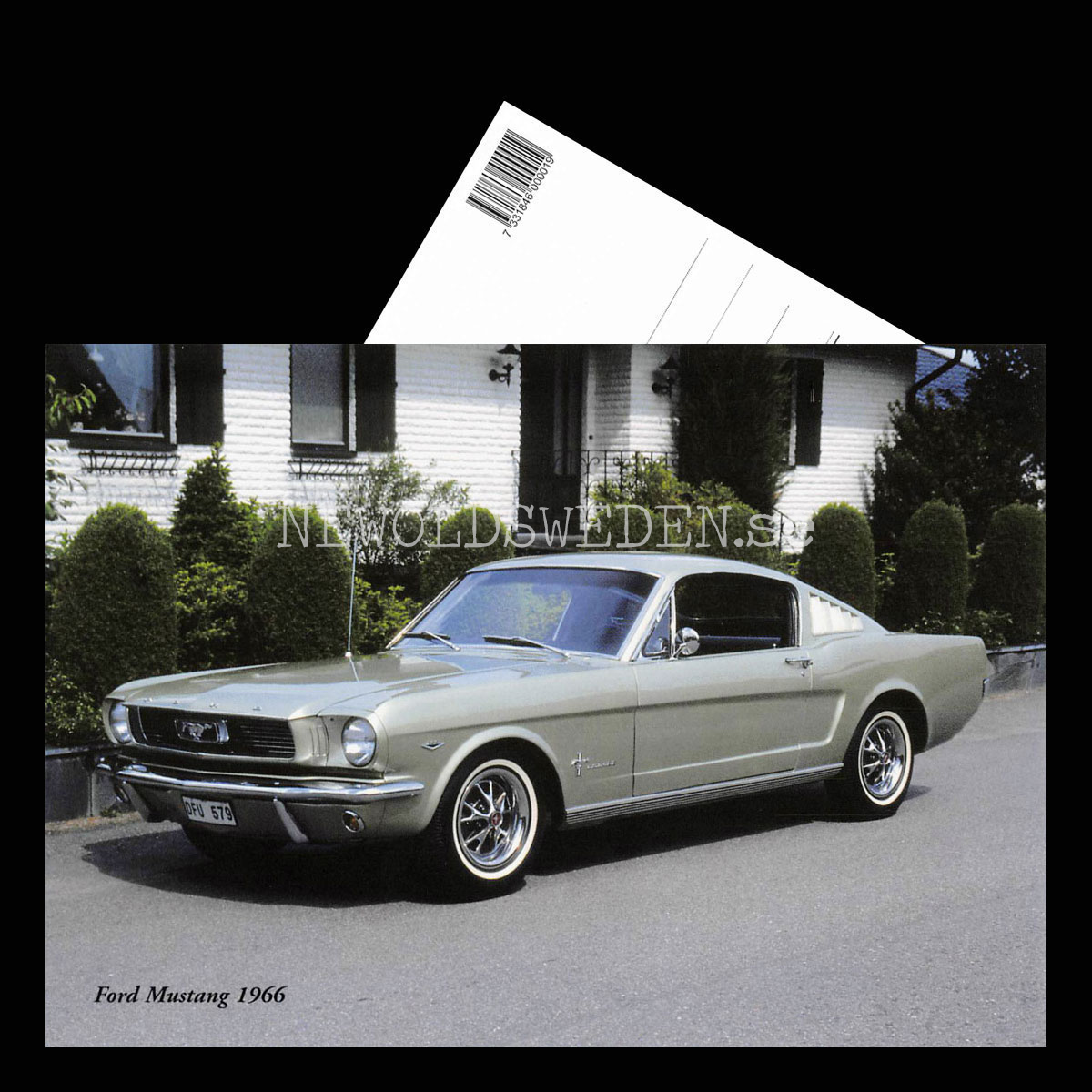 Ford Mustang 1966 - Vykort A5 - 3