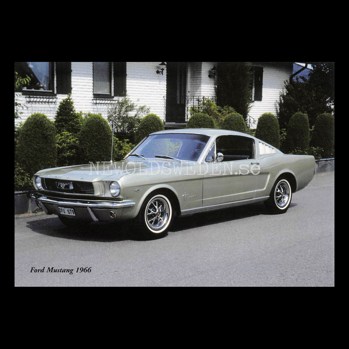 Ford Mustang 1966 - Vykort A5