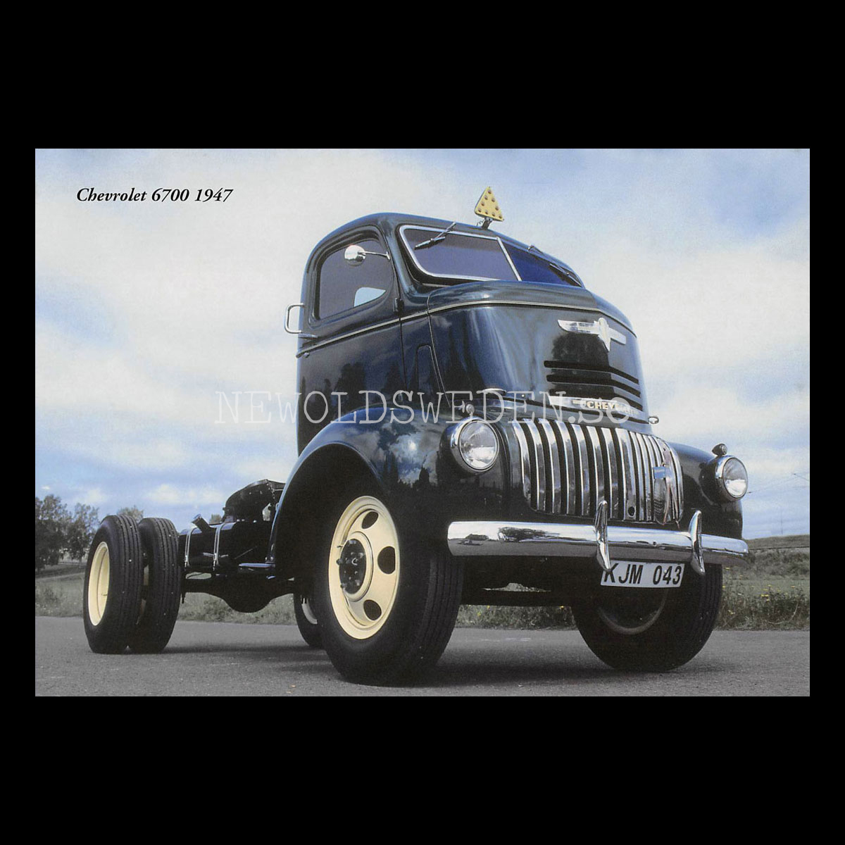 Chevrolet 6700 1947 - Vykort A5