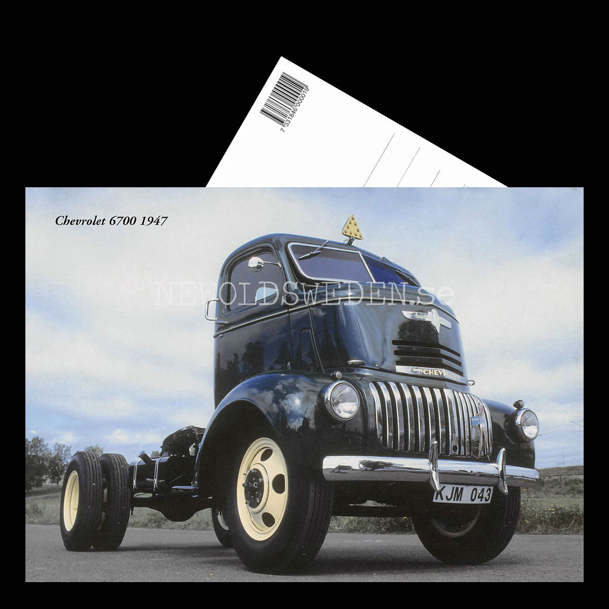 Chevrolet 6700 1947 - Vykort A5 - 3