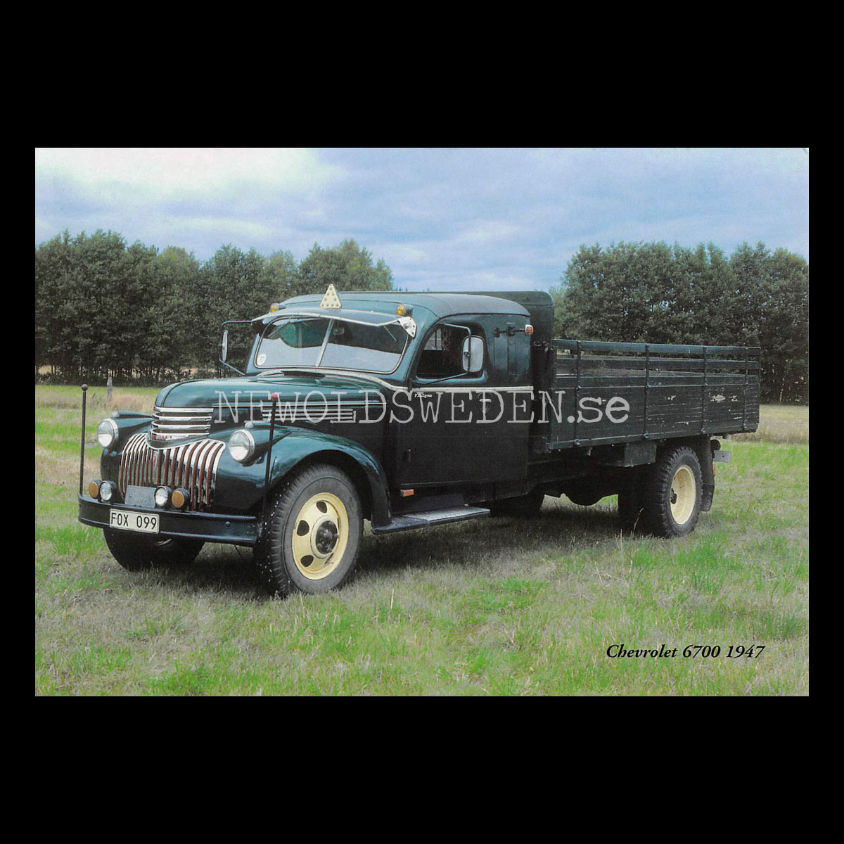 Chevrolet 6700 1947 - Vykort A5