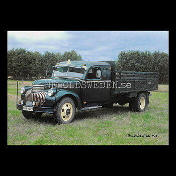 Chevrolet 6700 1947 - Vykort A5