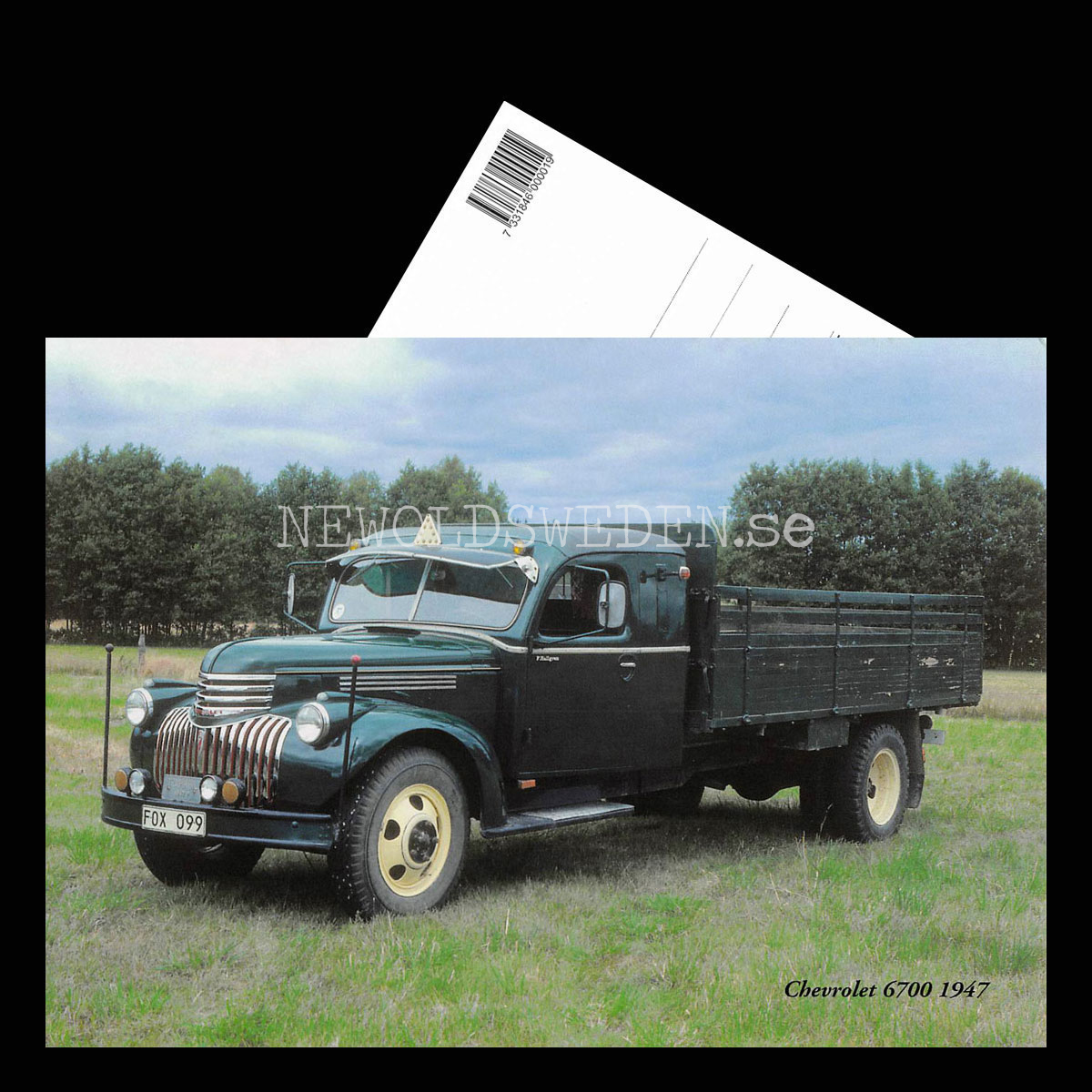 Chevrolet 6700 1947 - Vykort A5 - 3
