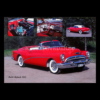 Buick Skylark 1953 - Vykort A5