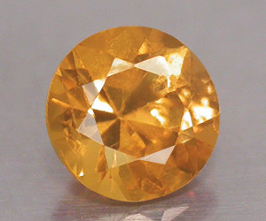4 mm rund underbart vacker gyllene safir ädelsten - 3