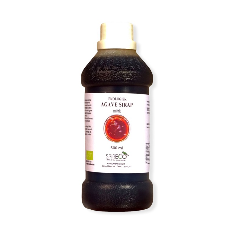 Agavesirap mörk 500ml Spireco
