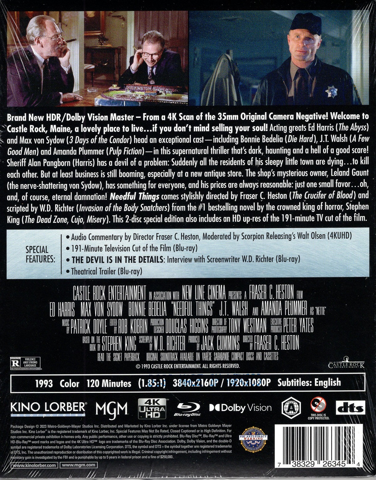 Needful Things (ej svensk text) (4K Ultra HD + Blu-ray) - 2