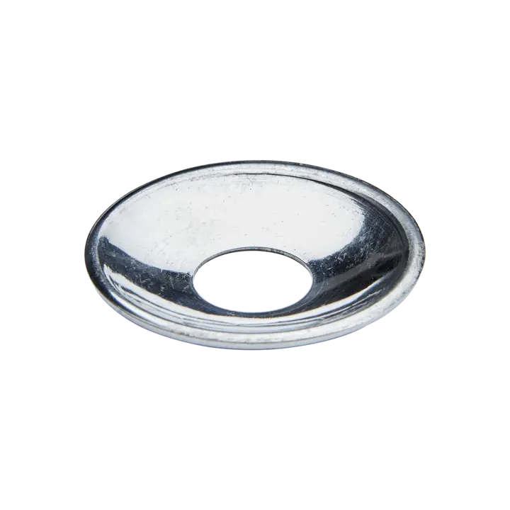 Ljusmanschett - silverblank metall, liten