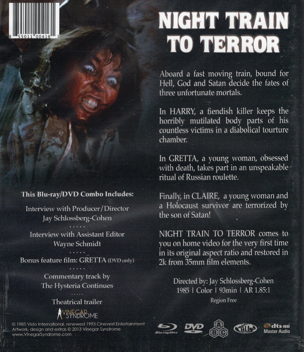 Night Train To Terror (ej svensk text) (Blu-ray + DVD) - 2