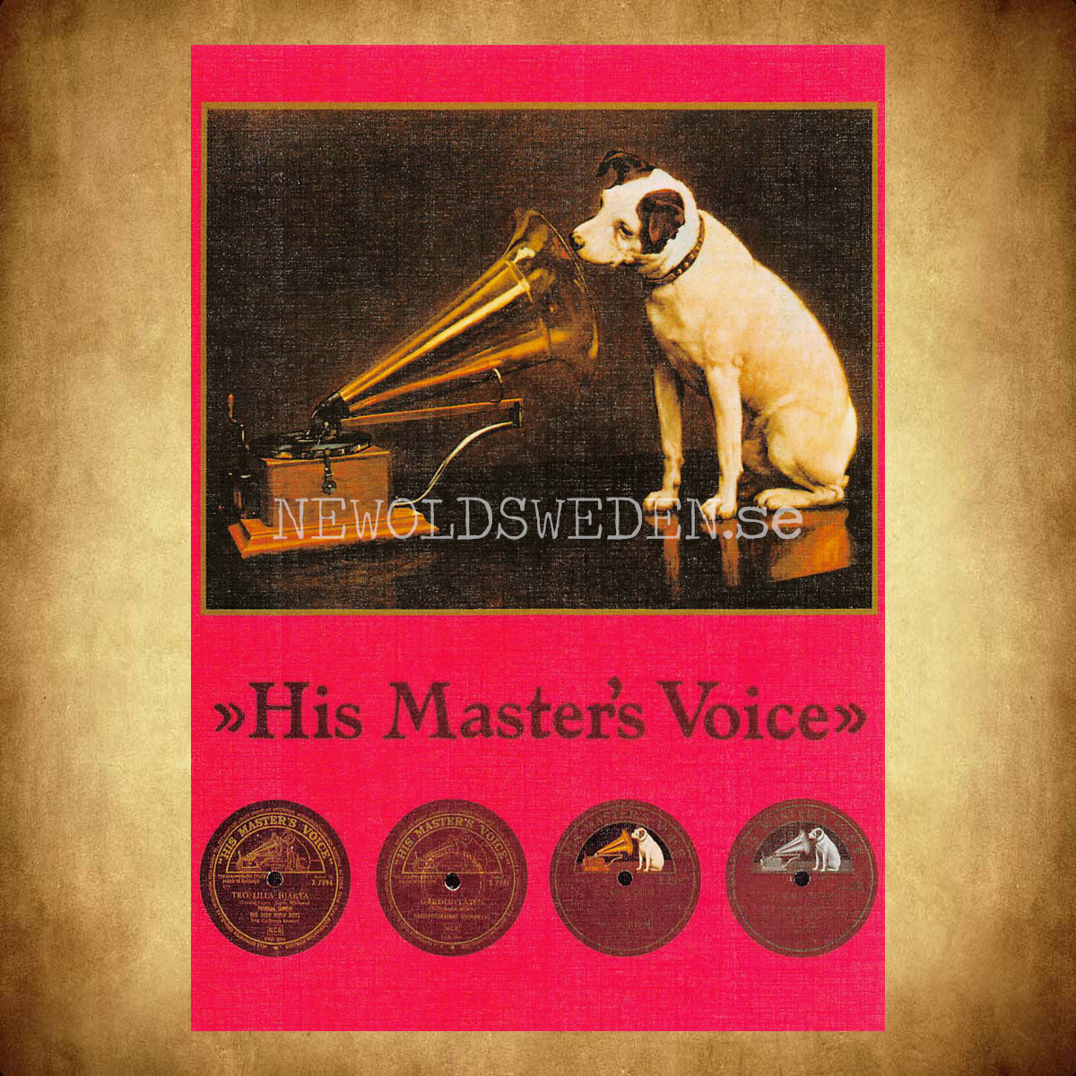 His Master´s Voice - Vykort A5 - 2