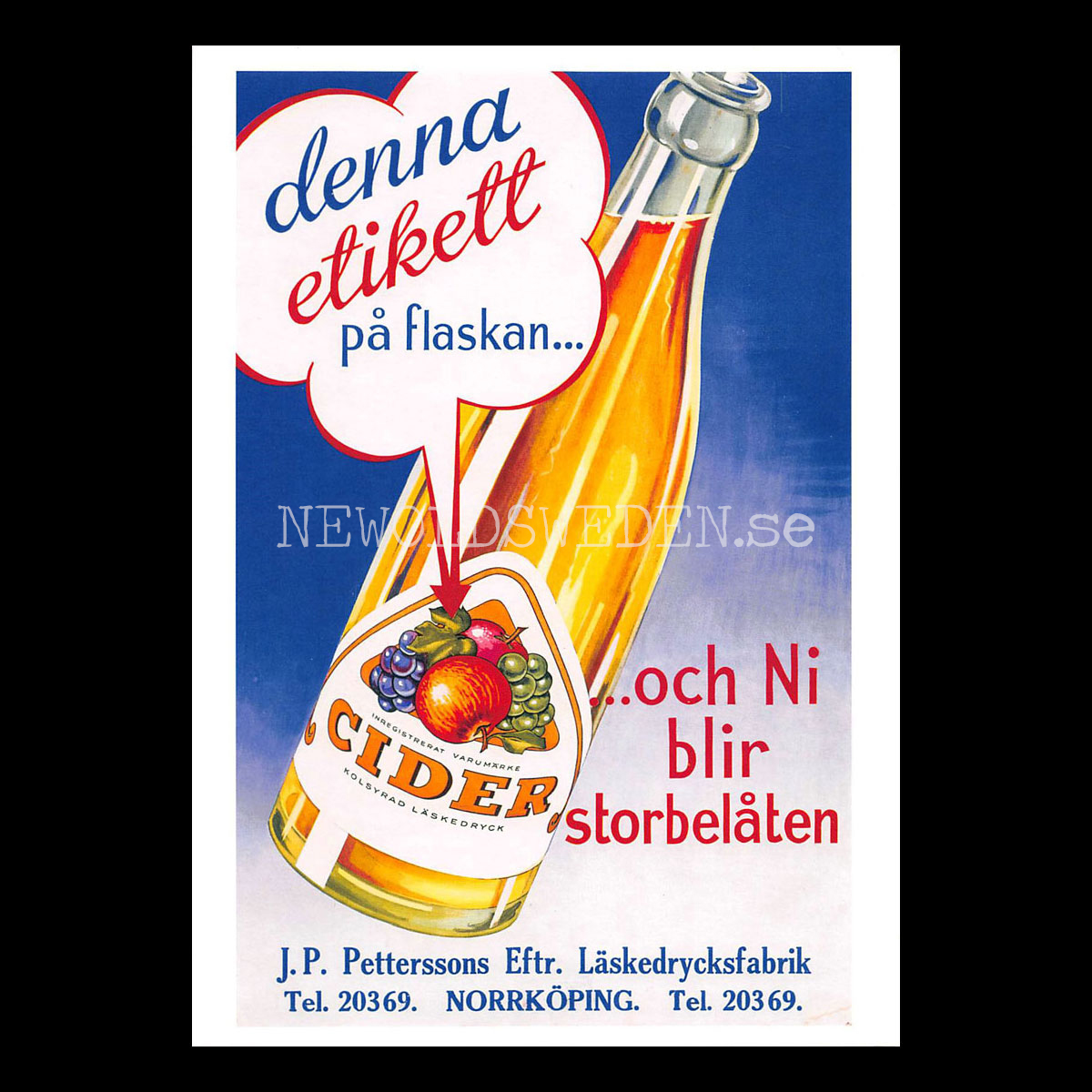 NORRKÖPING CIDER  - Vykort A5