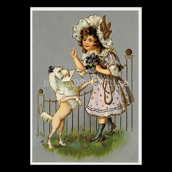 Grattiskort - Motiv från början 1900-talet - Vykort A5