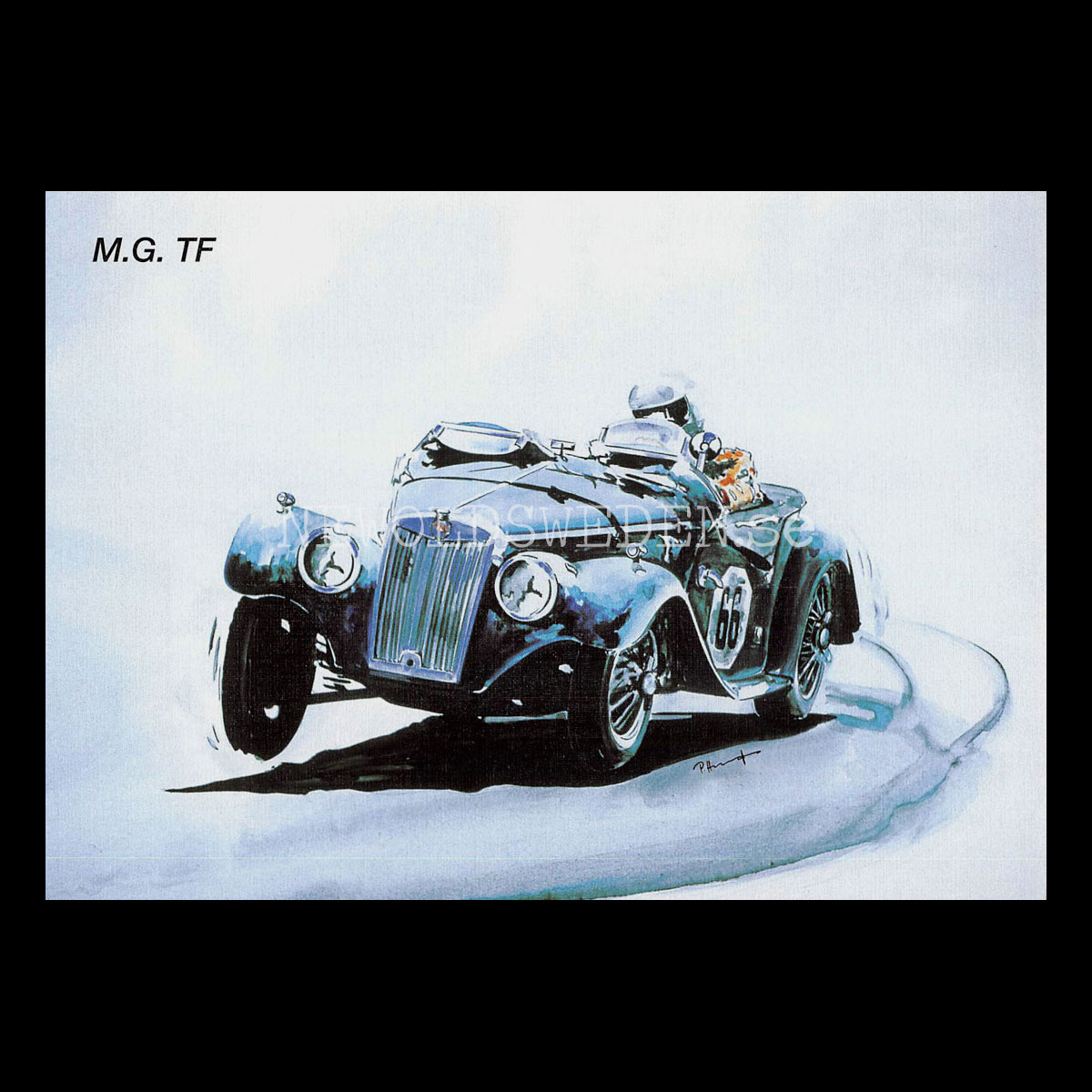 MG TF - Vykort A5