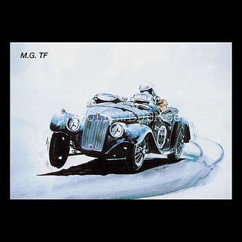MG TF - Vykort A5