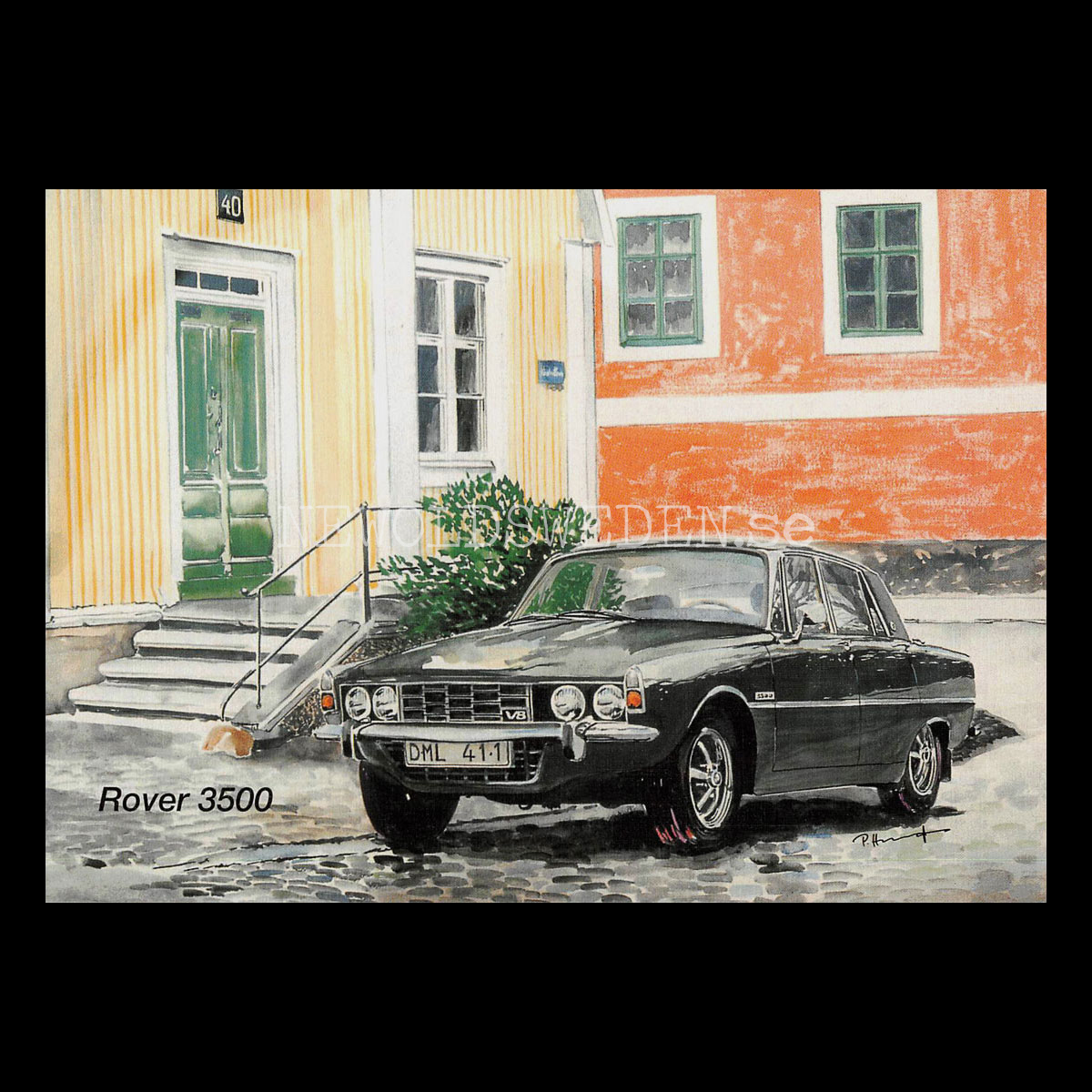Rover 3500 - Vykort A5