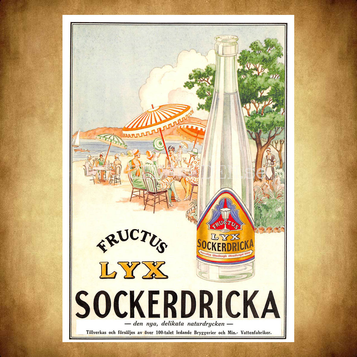 FRUCTUS LYX SOCKERDRICKA - Vykort A5 *** - 2