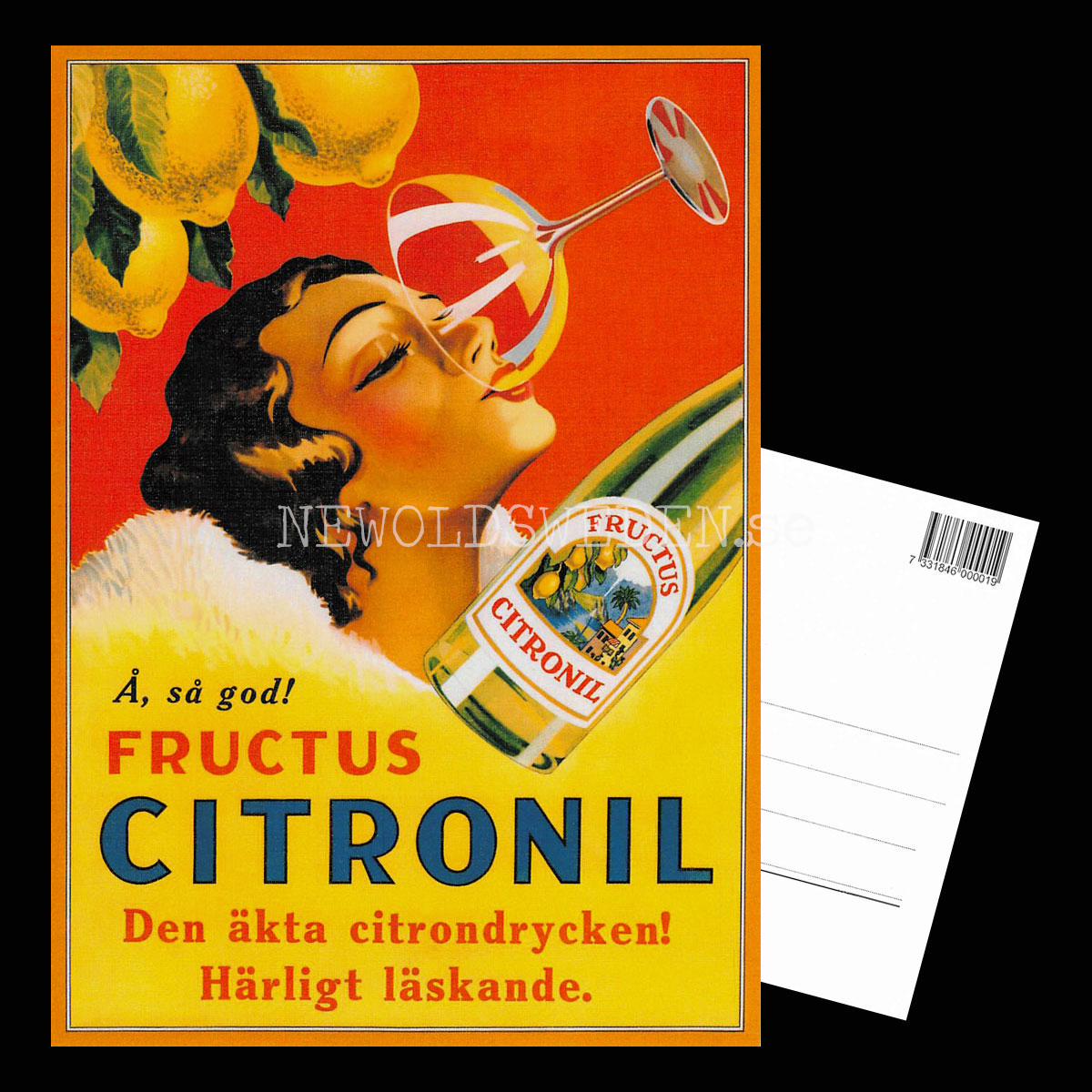 FRUCTUS CITRONIL - Vykort A5 - 3