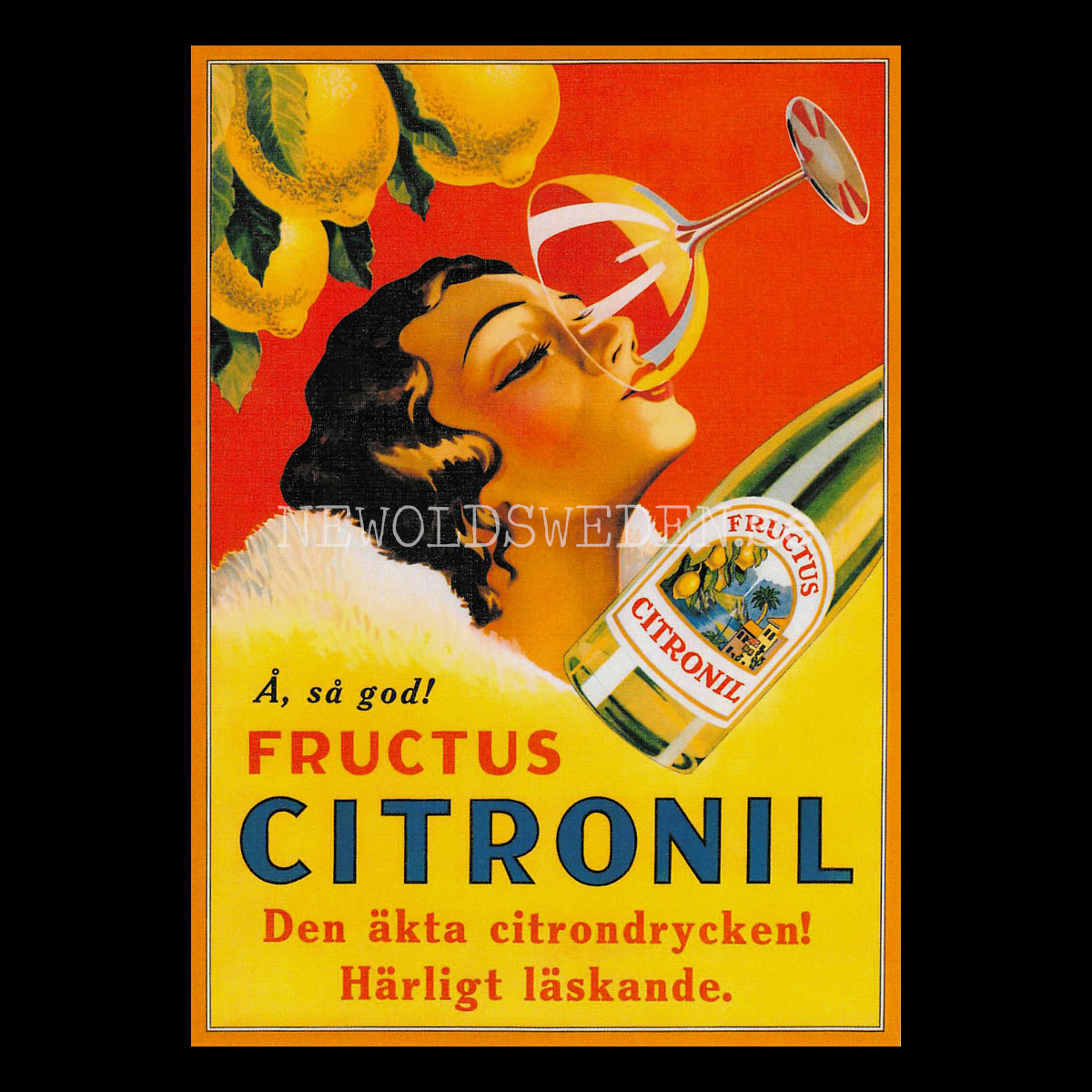 FRUCTUS CITRONIL - Vykort A5