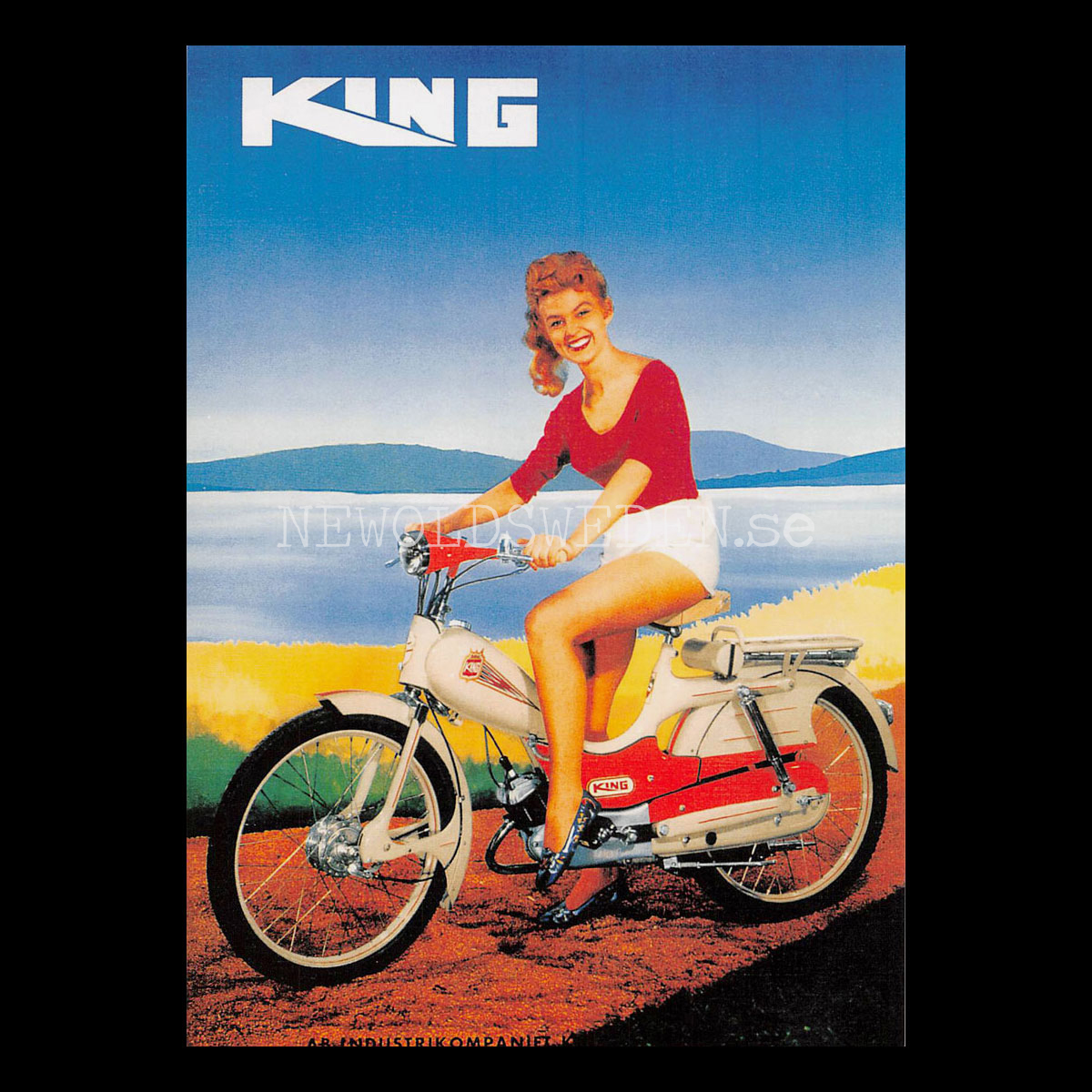 KING - INDUSTRIKOMPANIET - HELSINGBORG  - Vykort a5