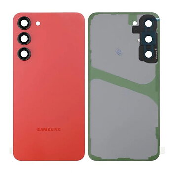 Samsung Galaxy S23 Baksida med tejp - Röd