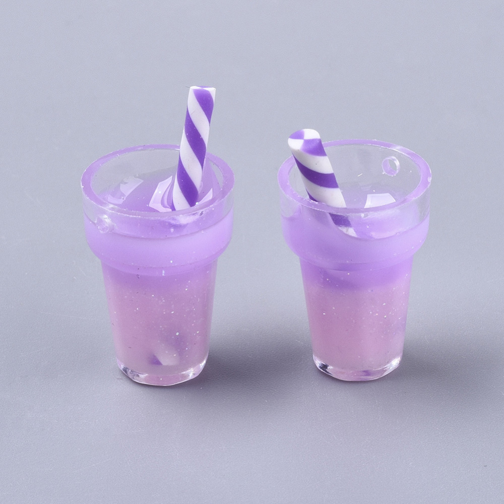 Berlock - Resin, 3D   Drink /  Milkshake  Lila