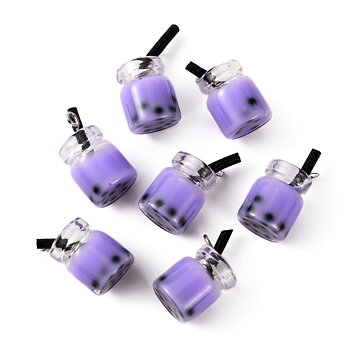 Berlock - Resin 3D Drink Boba Tea,  Lila