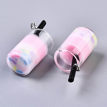 Berlock - Resin & Glas, 3D   Drink /  Milkshake  RosaVit Marshmallows