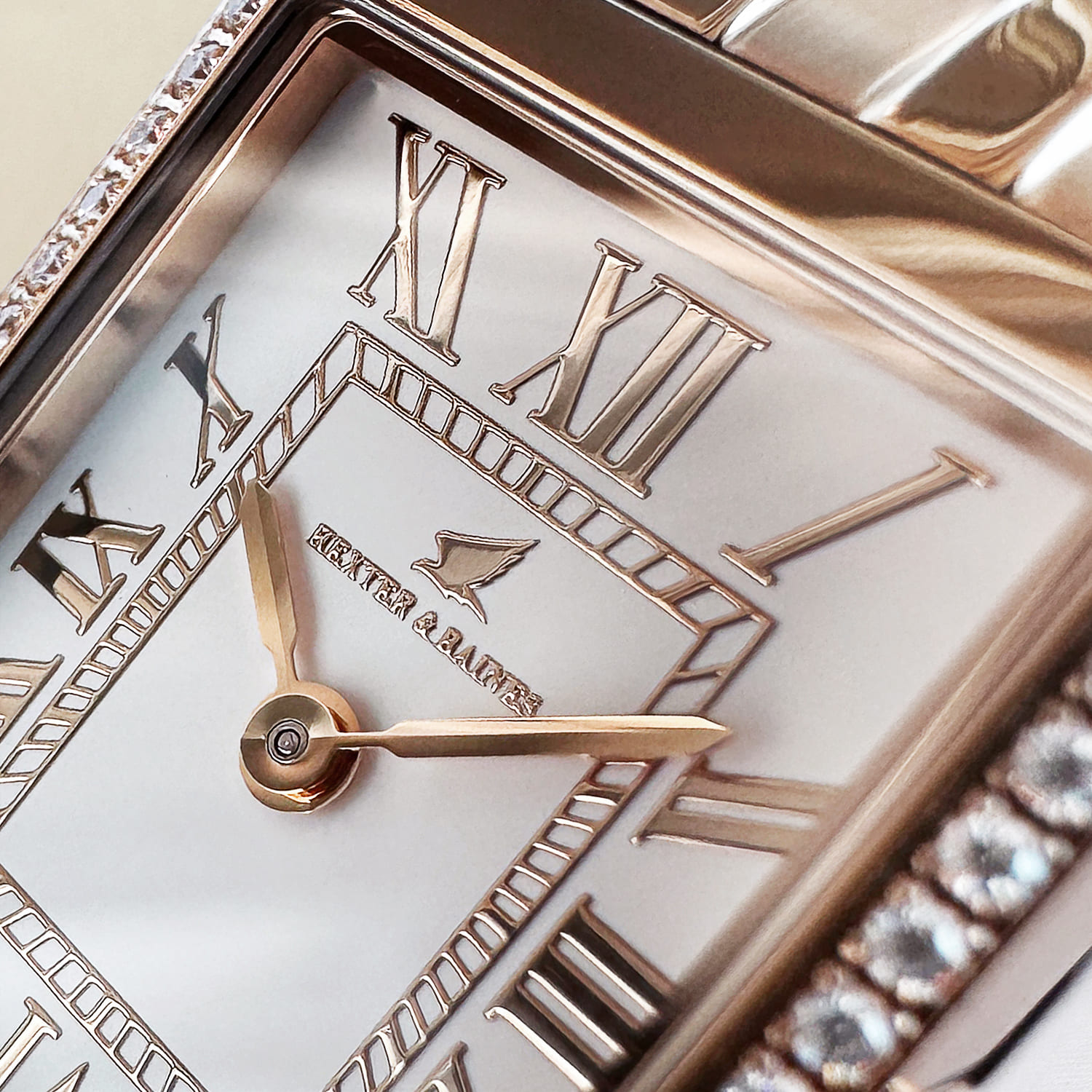 Gala Pavé Rose Gold & White - 6