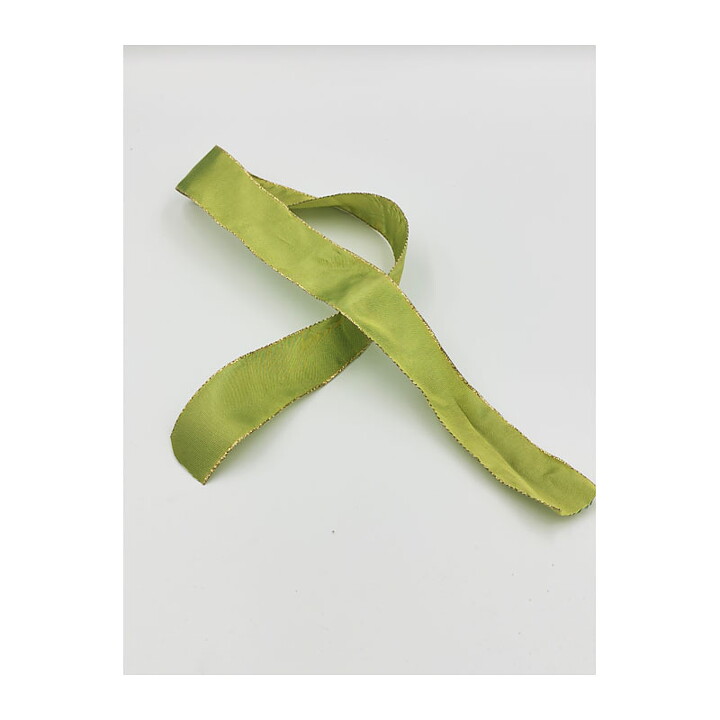 Ribbon - Green Satin