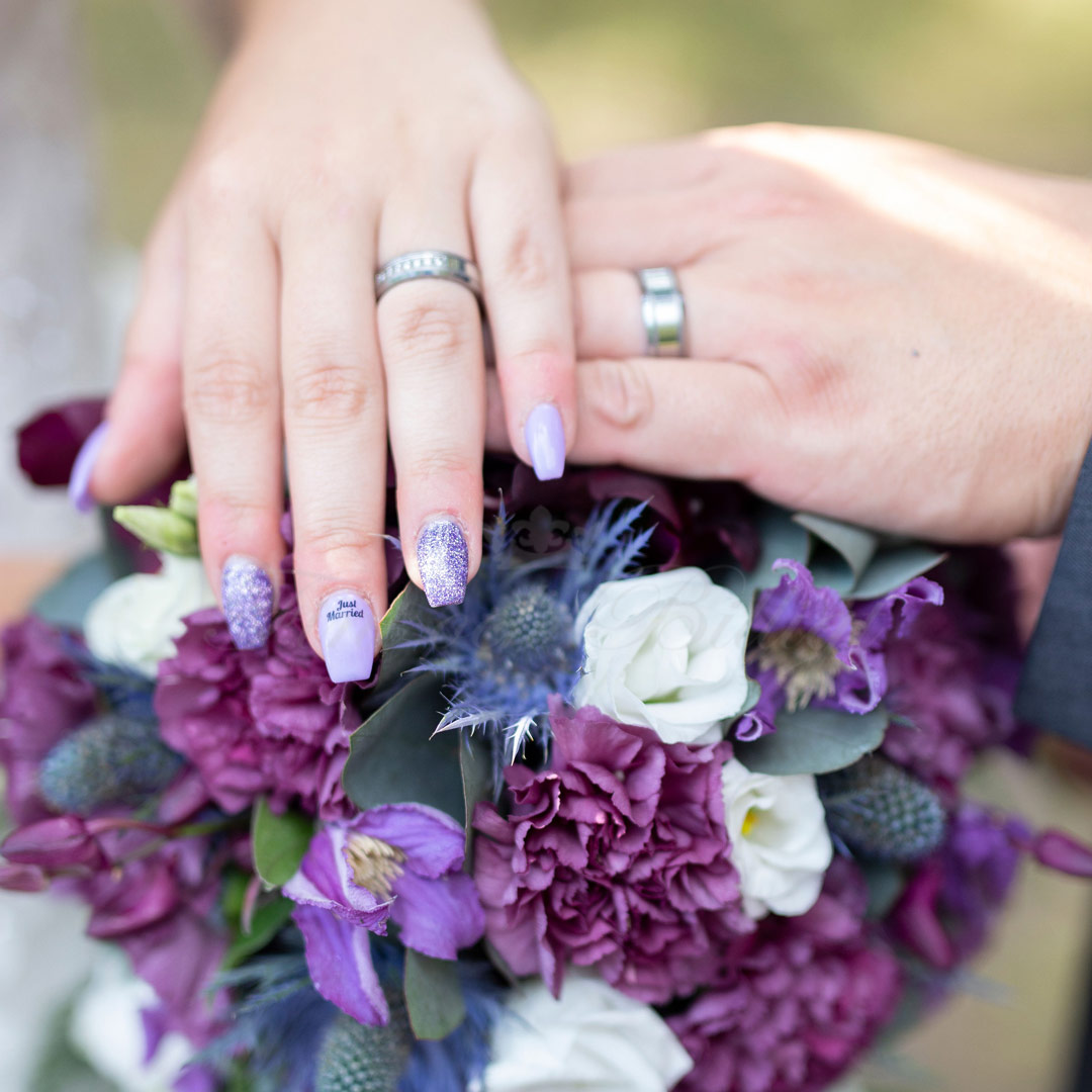 Ring FB2000 Whitestone Tungstensring Titaninlägg 7st. AAA Zircon diamanter mix wedding display bride & groom